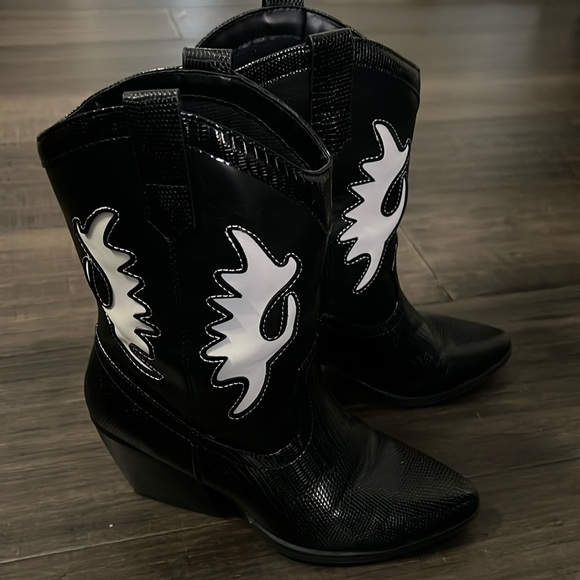 GIGA Western High Ankle Boots size 7 - Picture 6 of 7